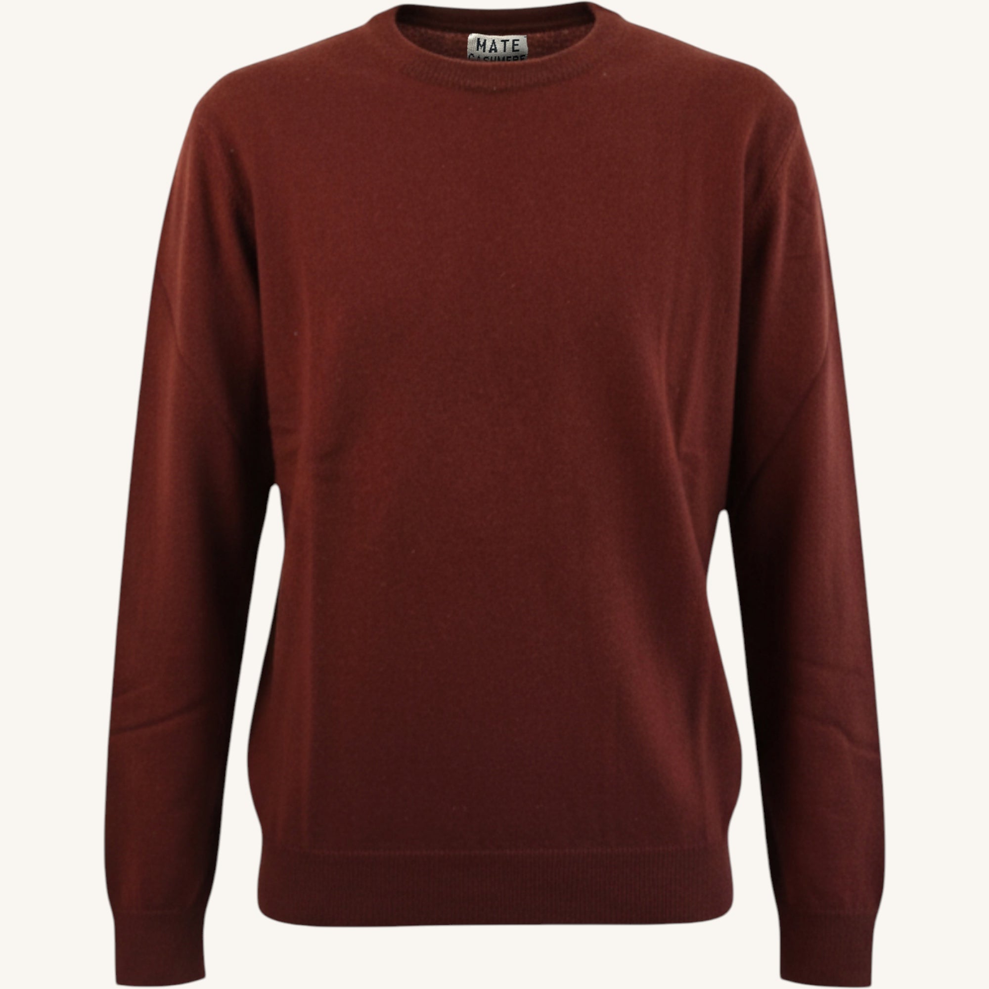 Cashmere crew neck sweater