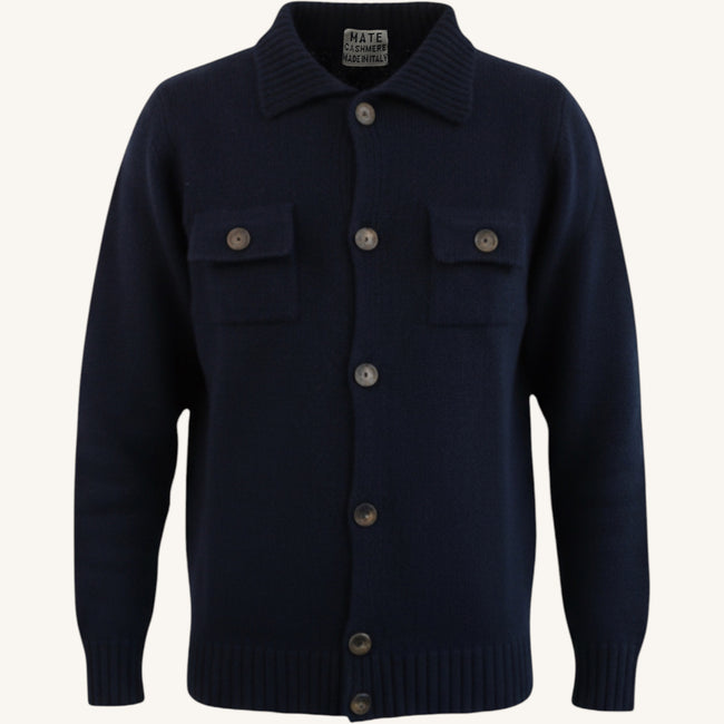 Cardigan con bottoni in cashmere