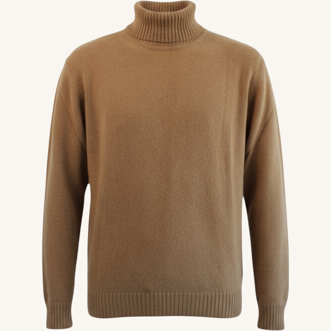 Maglione collo alto in cashmere