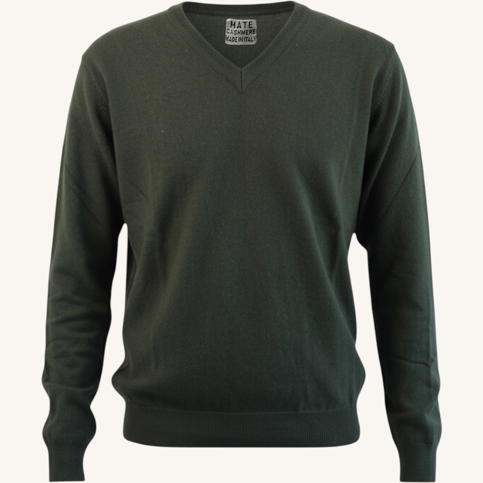 V-neck cashmere sweater