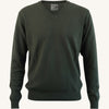 Maglione con scollo a v in cashmere