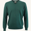 Maglione con scollo a v in cashmere