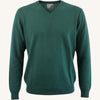 Maglione con scollo a v in cashmere