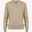 Maglione con scollo a v in cashmere