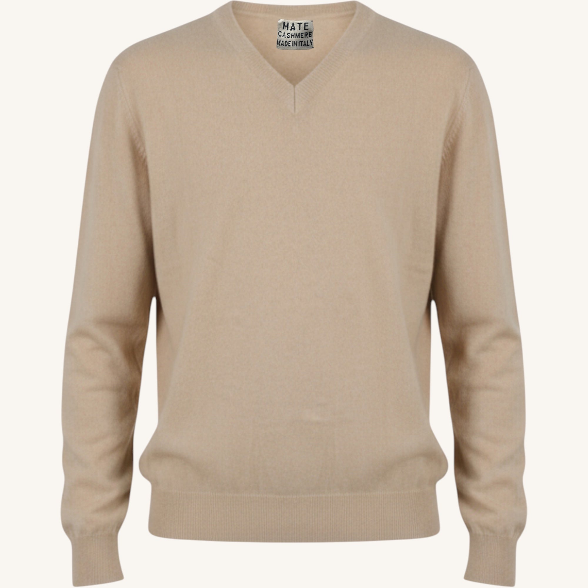 V-neck cashmere sweater