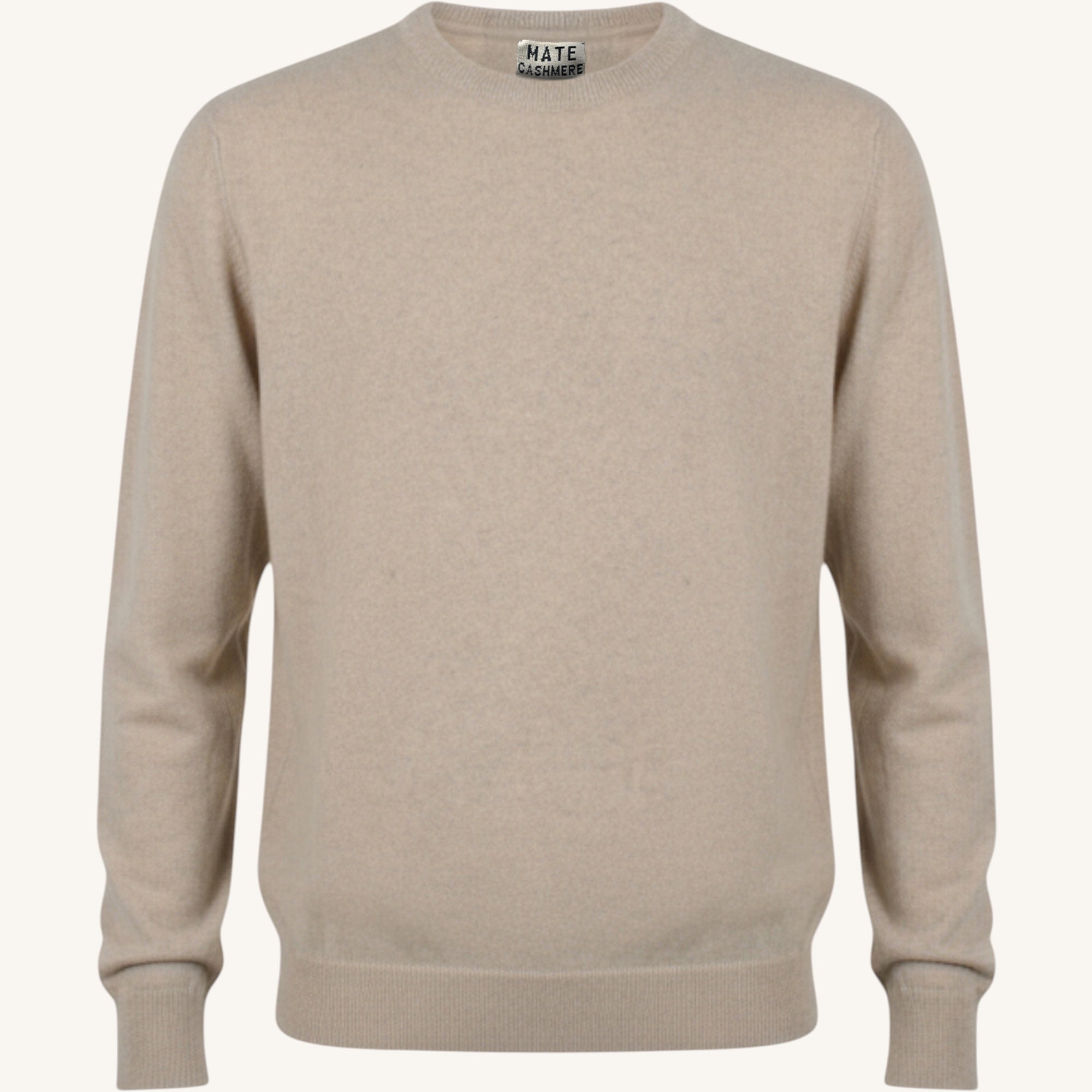 Cashmere crew neck sweater