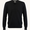 Maglione con scollo a v in cashmere