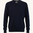 Maglione con scollo a v in cashmere
