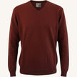 Maglione con scollo a v in cashmere