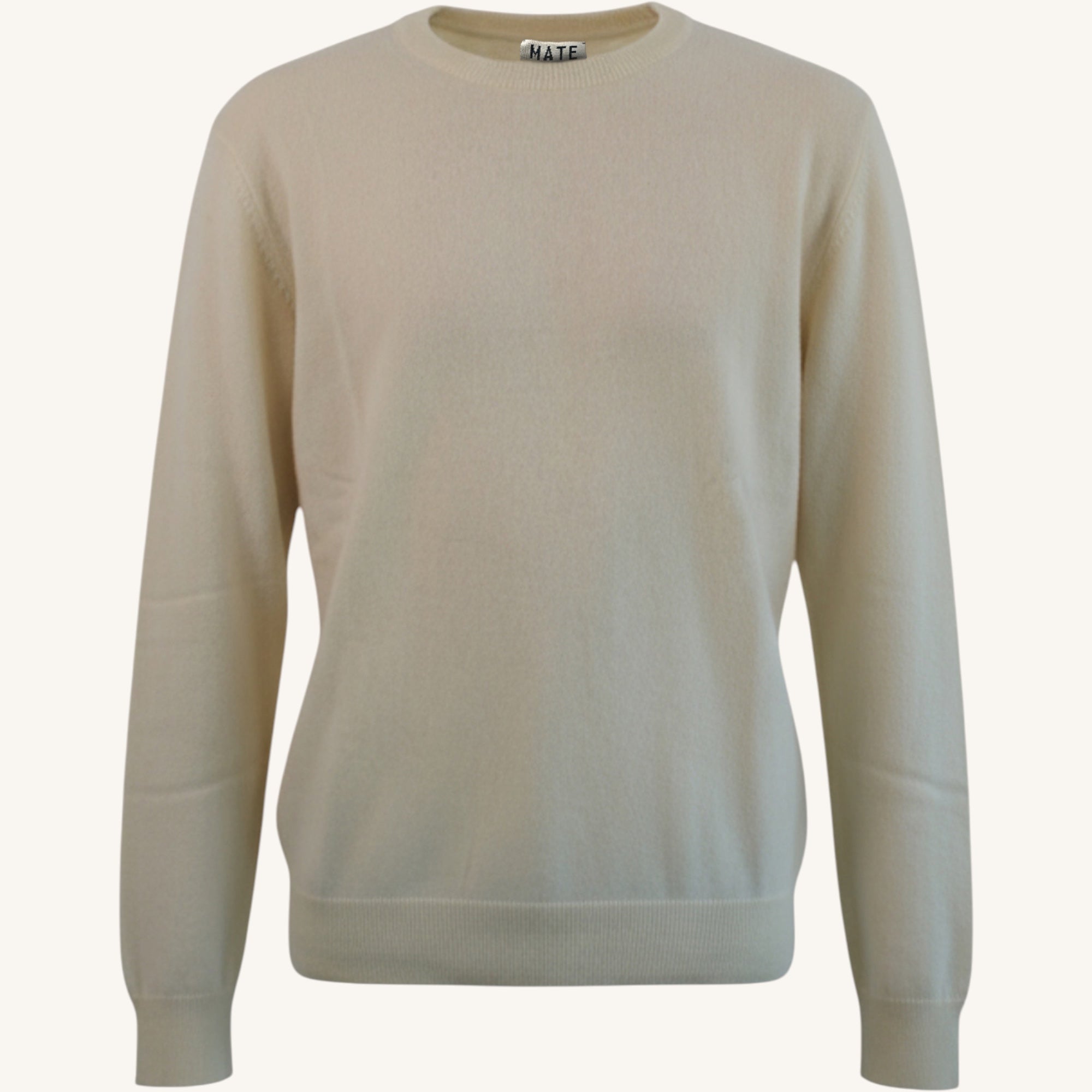 Cashmere crew neck sweater