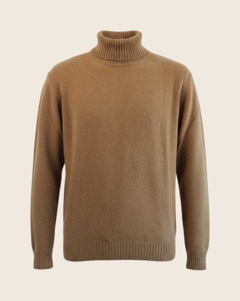 Maglione collo alto in cashmere
