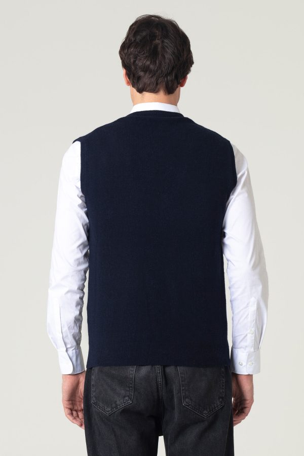 gilet paricollo blu 2