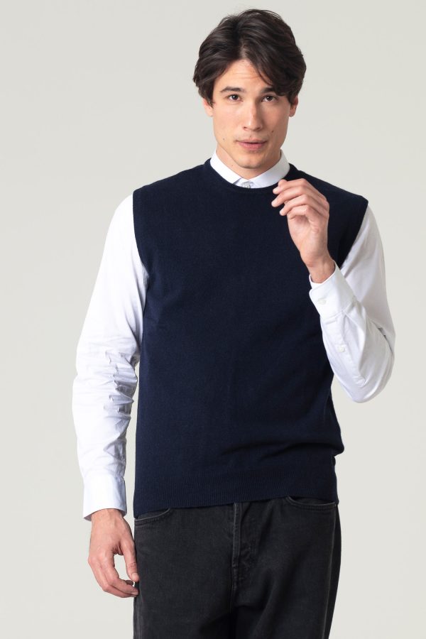 gilet paricollo blu 3