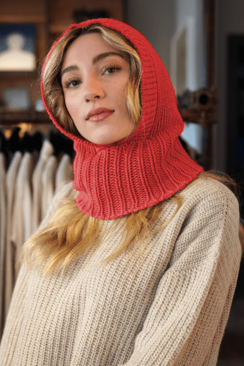 Balaclava in cashmere rigenerato