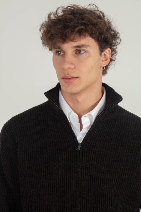 Giacca costa inglese con zip