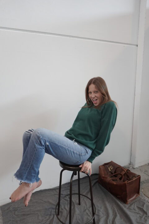 Maglione Girocollo in Cashmere